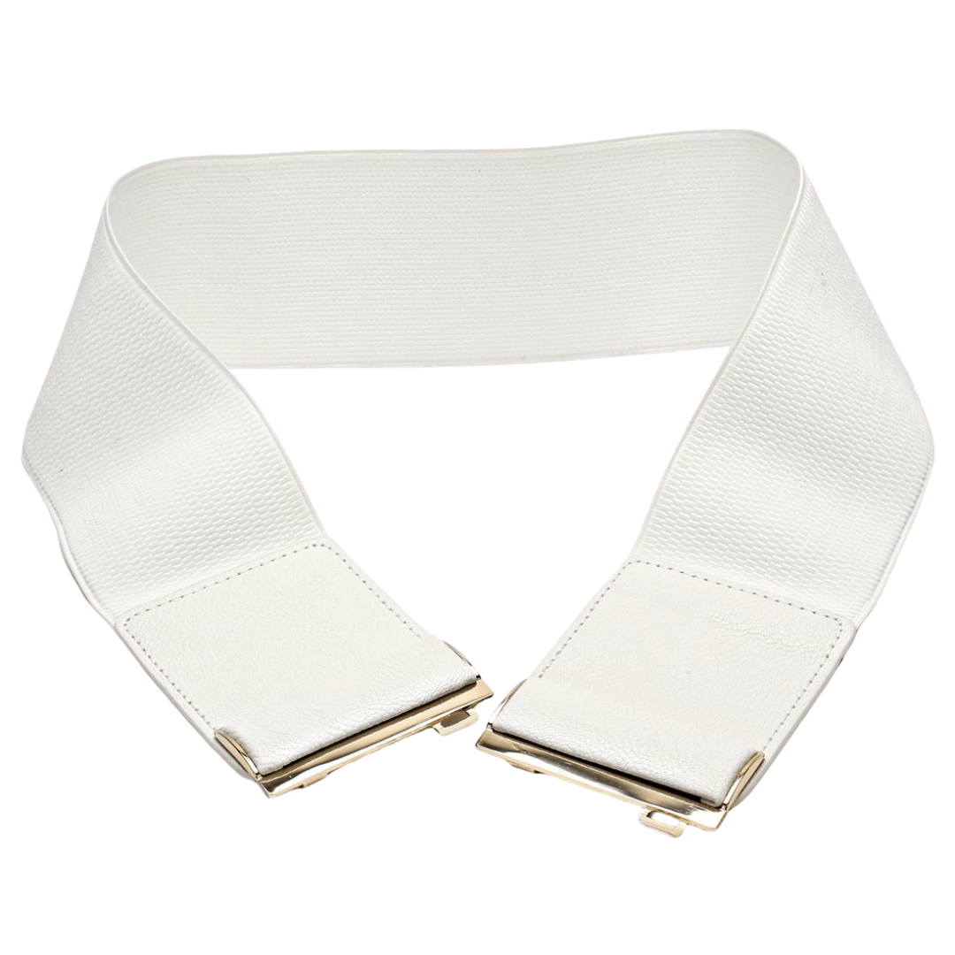 Women’s Fine Wide Elastic Stretch Belt - Image 3
