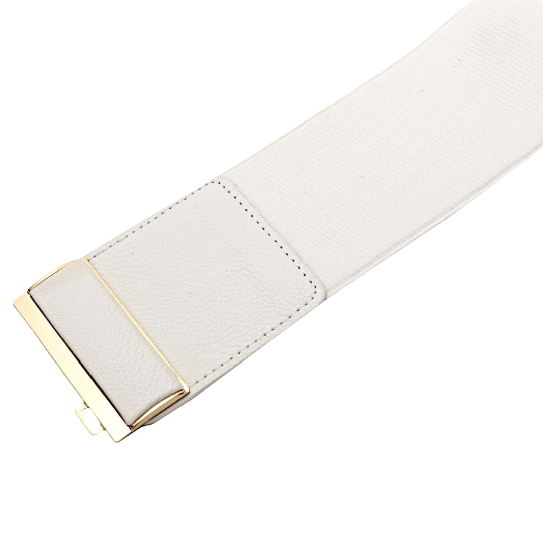 Women’s Fine Wide Elastic Stretch Belt - Image 4