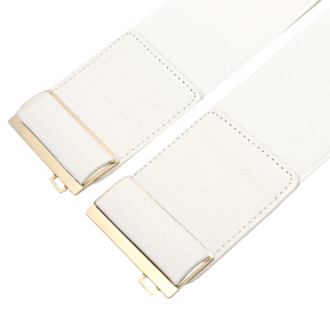 Women’s Fine Wide Elastic Stretch Belt - Image 2